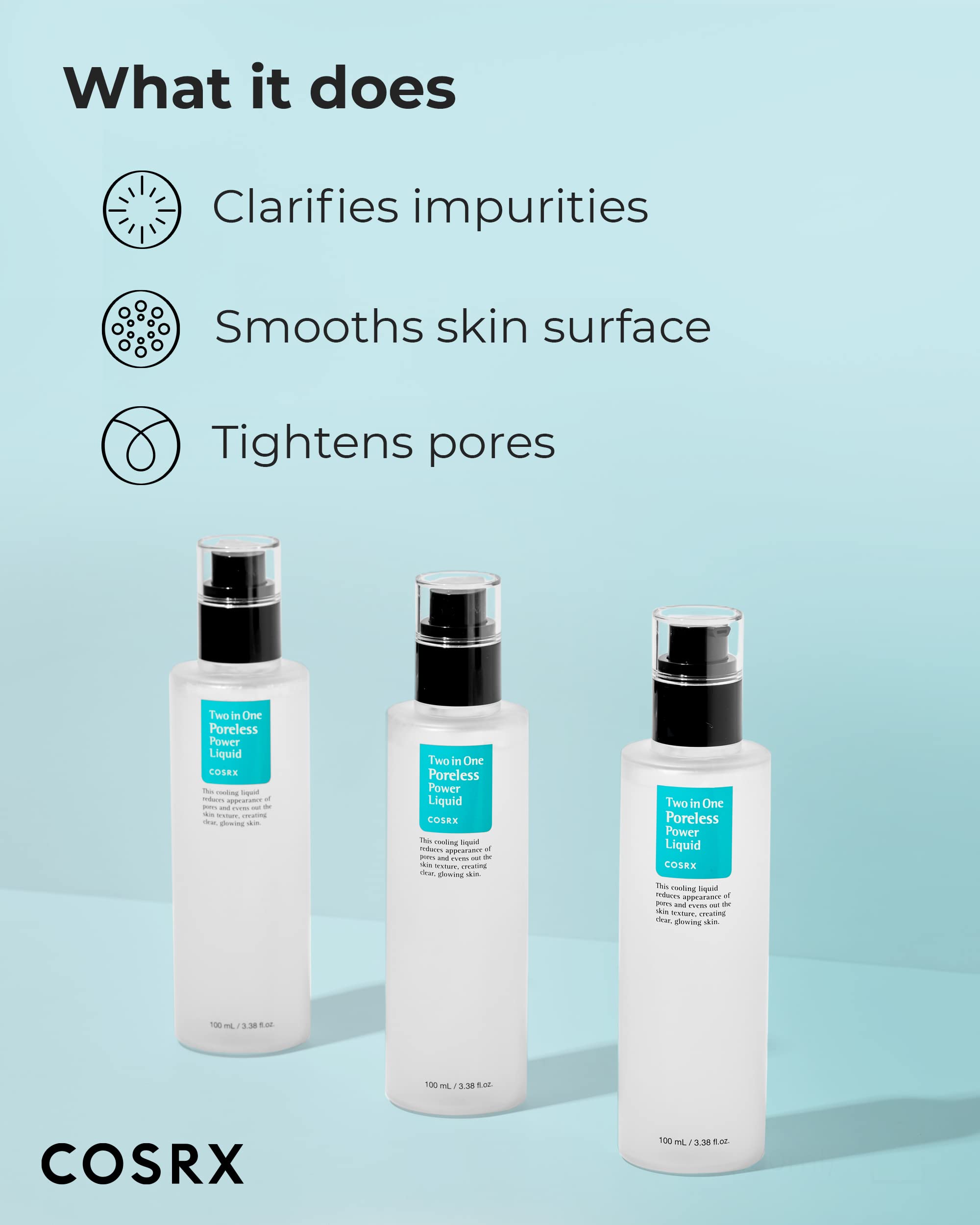 COSRX TWO IN ONE PORELESS POWER LIQUID ( 100ML )
