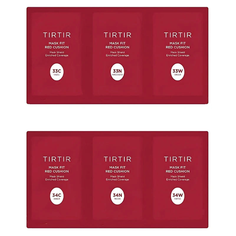 TIRTIR MASK FIT RED CUSHION 6 COLORS KIT