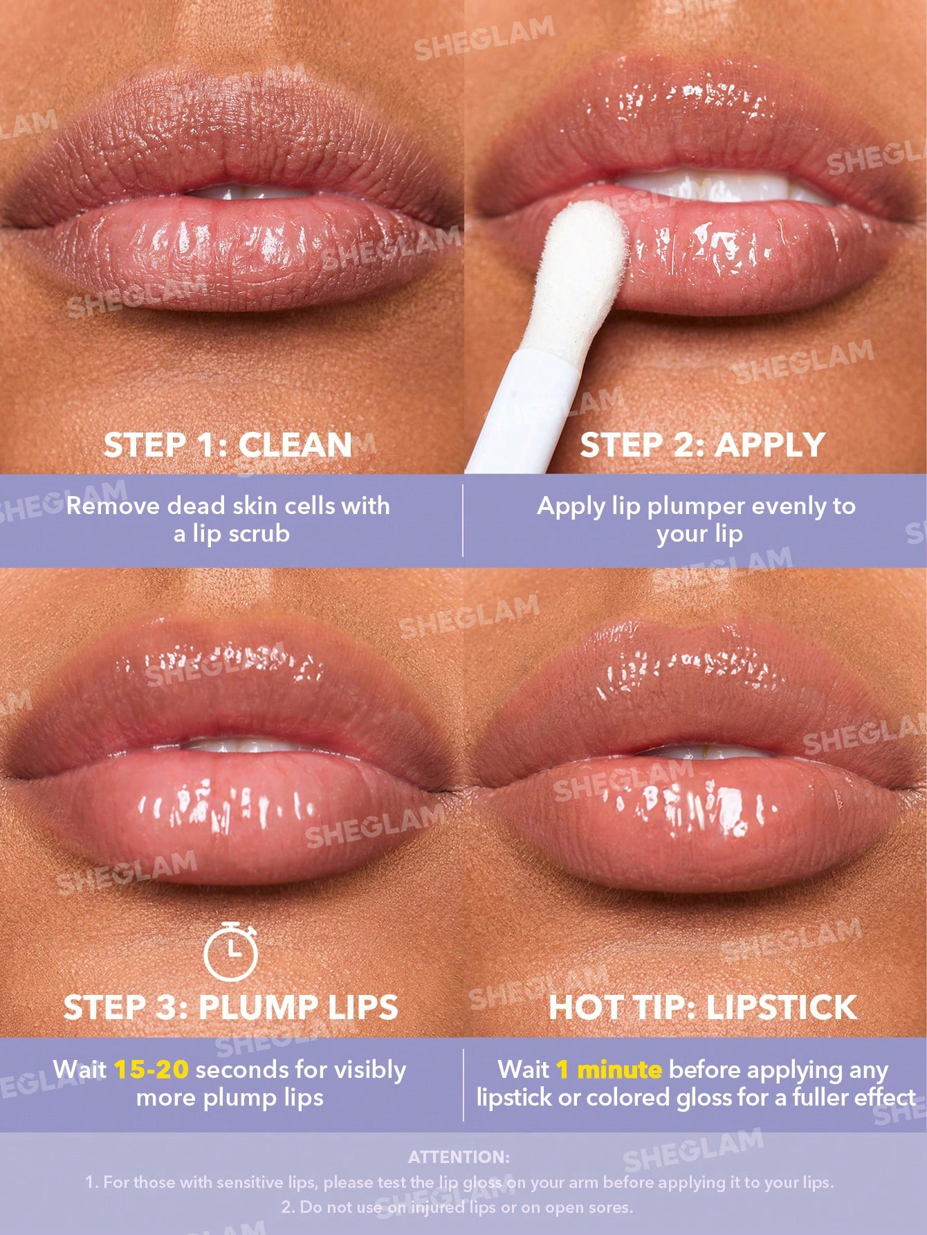SHEGLAM HOT GLOSS PLUMPING LIP GLOSS