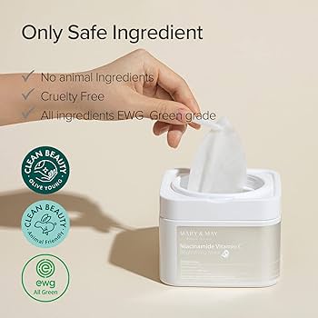 MARY&MAY NIACINMIDE VITAMIN C BRIGHTENING MASK ( 30 MASK )