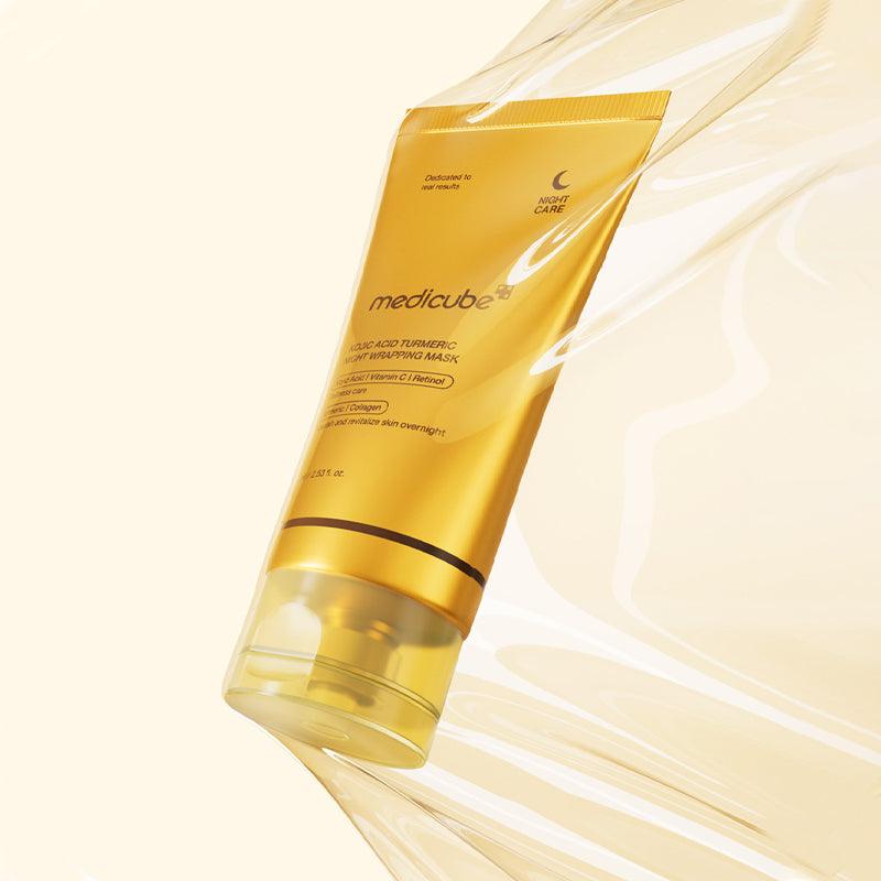MEDICUBE KOJIC ACID TURMERIC NIGHT WRAPPING MASK 75ML