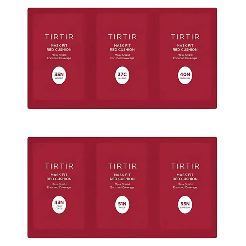 TIRTIR MASK FIT RED CUSHION 6 COLORS KIT