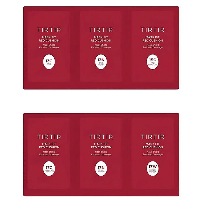 TIRTIR MASK FIT RED CUSHION 6 COLORS KIT