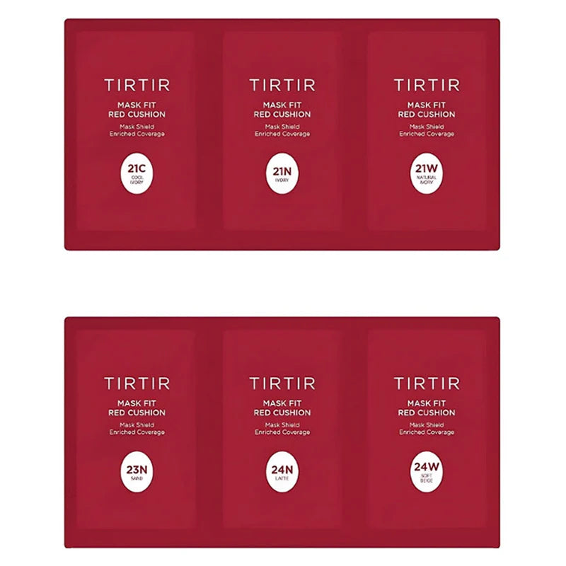 TIRTIR MASK FIT RED CUSHION 6 COLORS KIT
