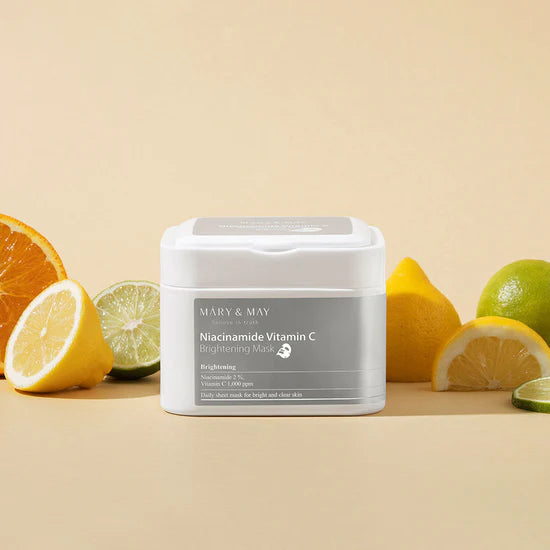 MARY&MAY NIACINMIDE VITAMIN C BRIGHTENING MASK ( 30 MASK )
