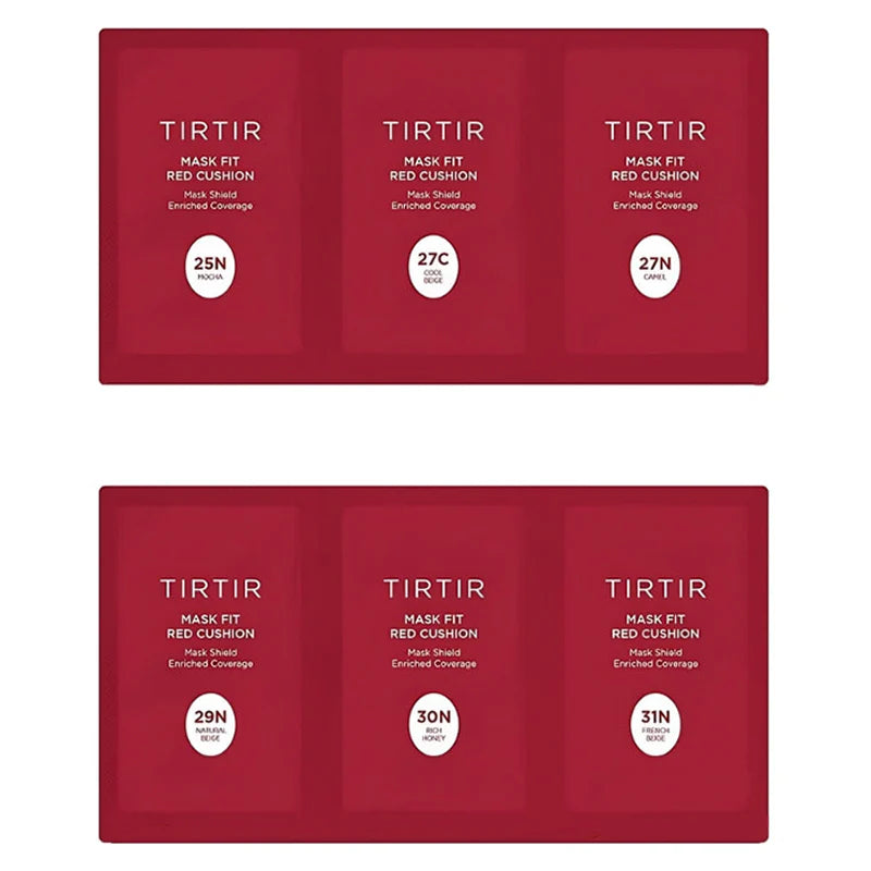 TIRTIR MASK FIT RED CUSHION 6 COLORS KIT