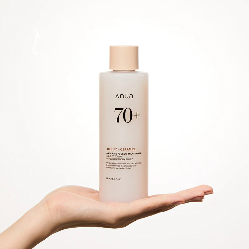 ANUA  RICE 70 GLOW MILKY TONER 250ML