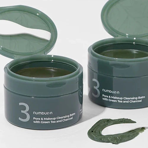 NUMBUZIN NO.3 PORE & MAKEUP CLEANSING BALM WITH CREEN TEA AND CHARCOAL 85G